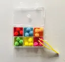 SKUBB12 Boredom Busters Busy Bags | Educational DIY toys for kids | Sorting Pompoms for Age 1.5 years above